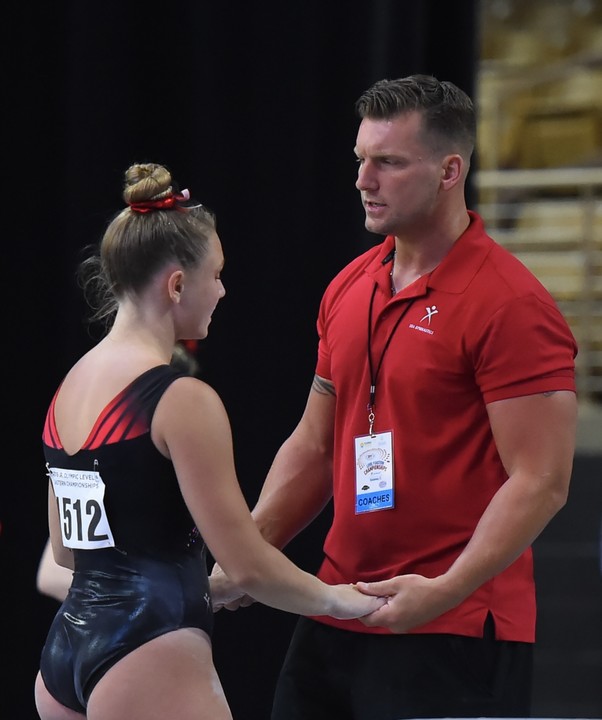 Brian Pickard, author and head coach at Gymfest Gymnastics